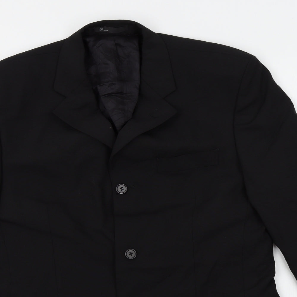 BHS Mens Black   Jacket Blazer