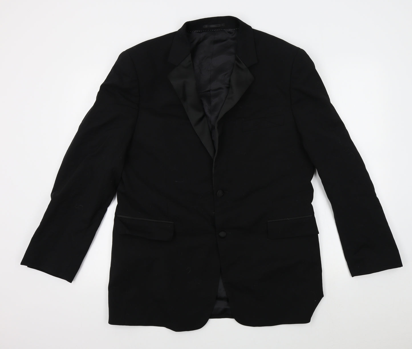Moss Bros Mens Black   Jacket Blazer