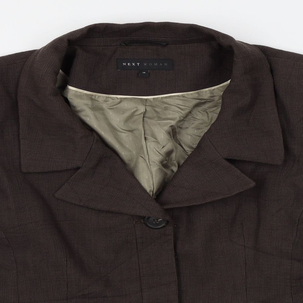 NEXT Womens Brown   Jacket Blazer Size 18