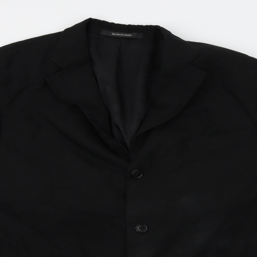 Balmain Paris Mens Black   Jacket Blazer
