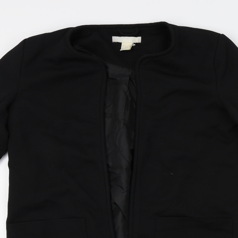 H&M Womens Black   Cardigan Jumper Size 6