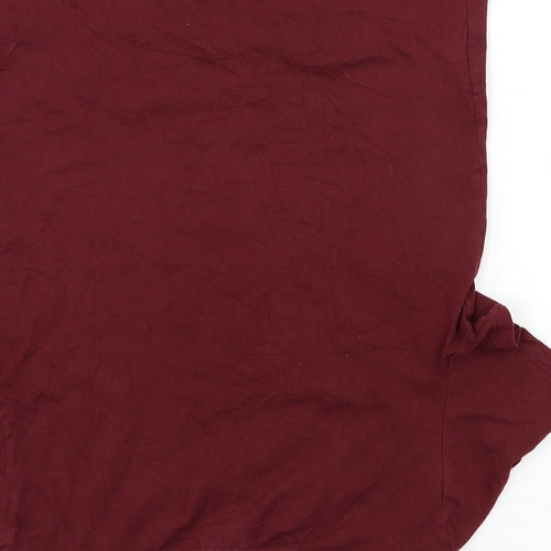 Topshop Womens Pink   Basic T-Shirt Size 8