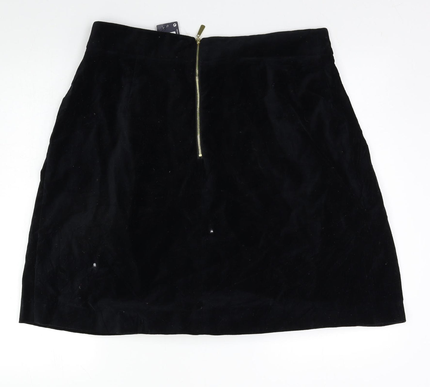 M&S Womens Black   A-Line Skirt Size 16