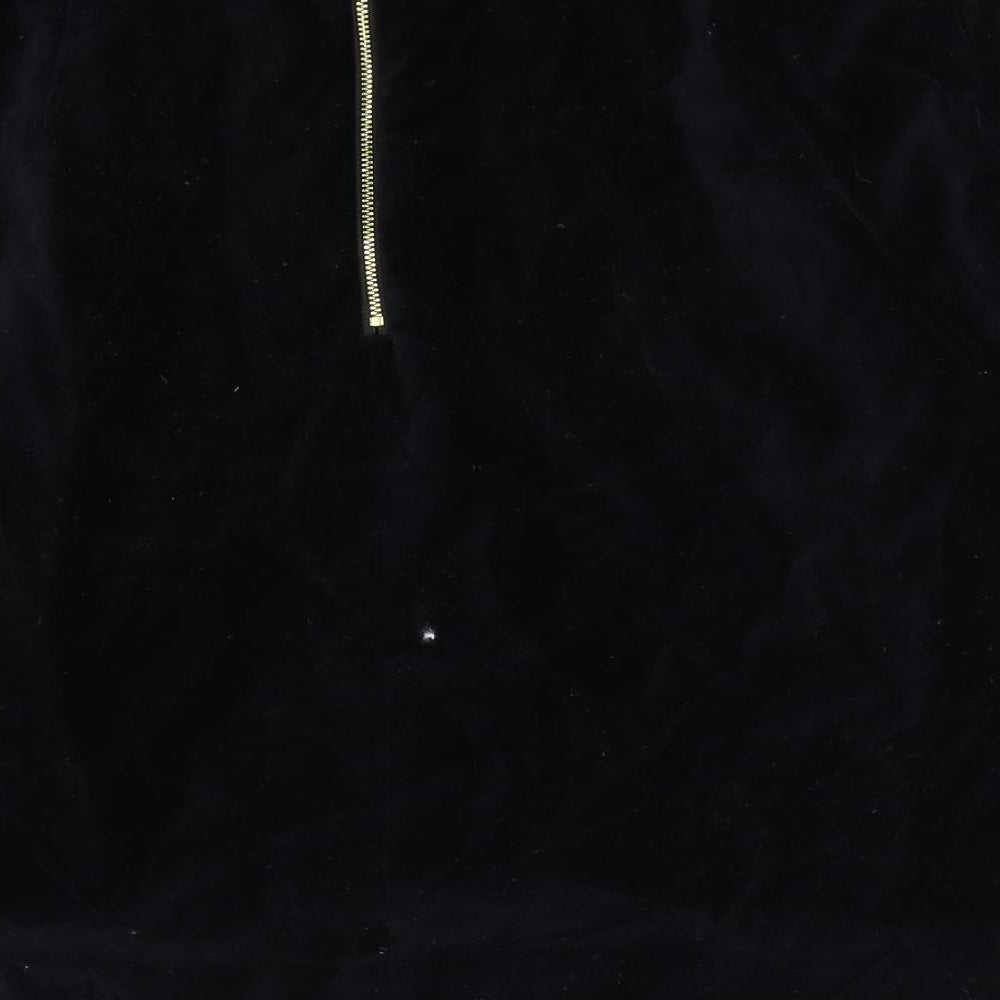 M&S Womens Black   A-Line Skirt Size 16