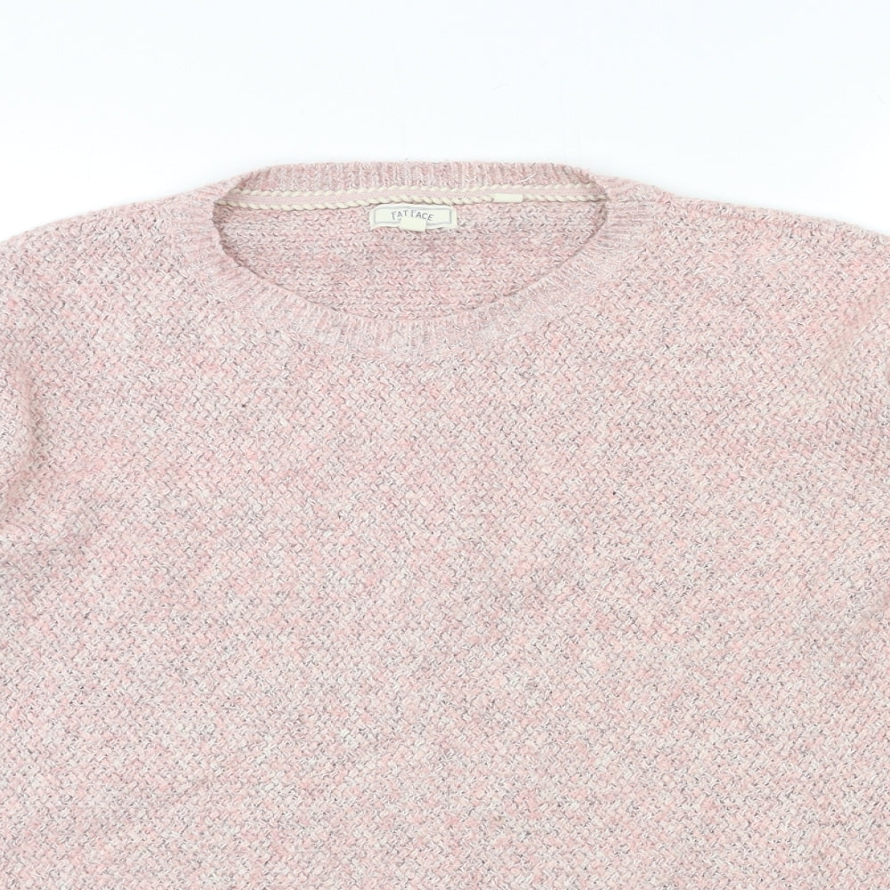 Fat Face Womens Pink   Pullover Jumper Size 10