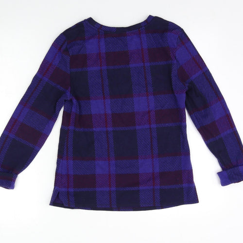 M&S Womens Multicoloured Check  Pullover Jumper Size 6