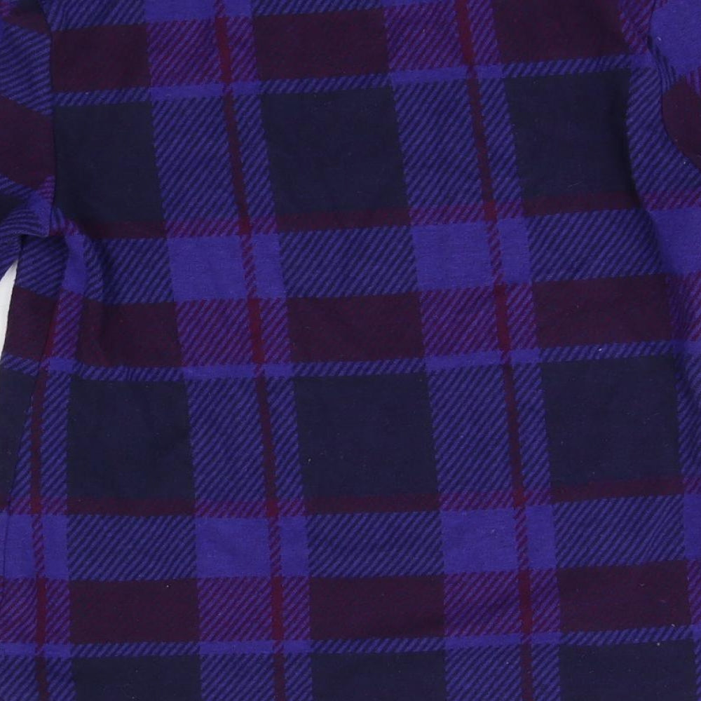 M&S Womens Multicoloured Check  Pullover Jumper Size 6