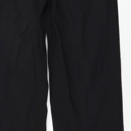 M&S Womens Black   Trousers  Size 8 L30 in