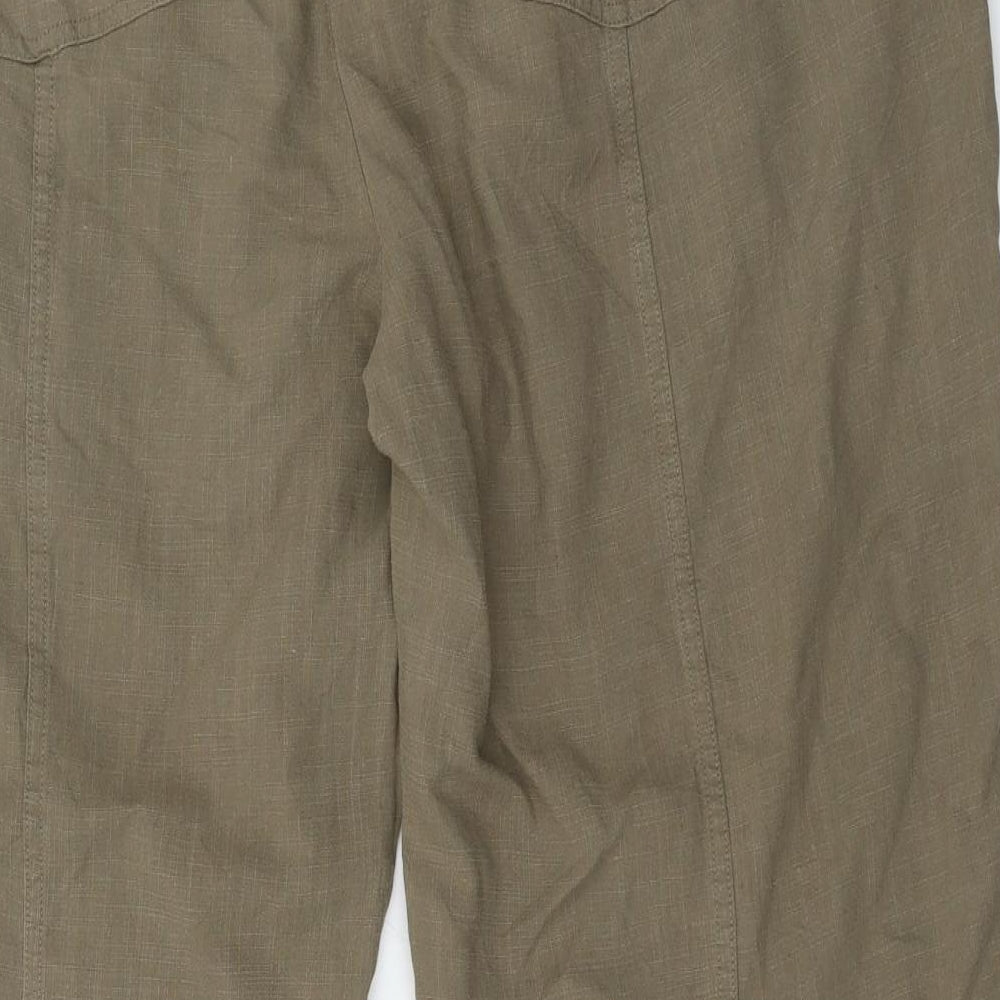 Per Una Womens Green   Trousers  Size 20 L27.5 in
