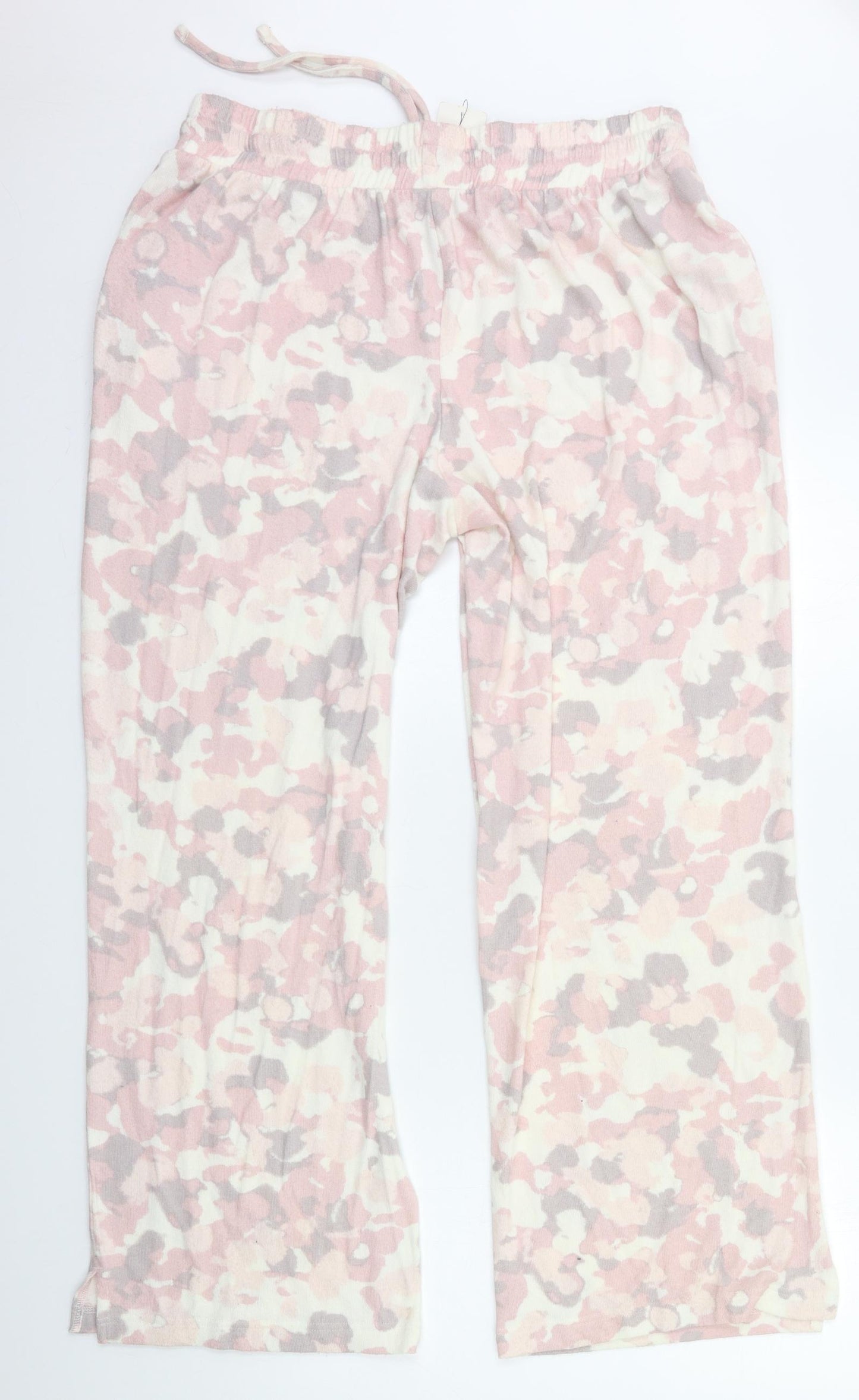 m&s Womens Multicoloured Camouflage   Lounge Pants Size 16