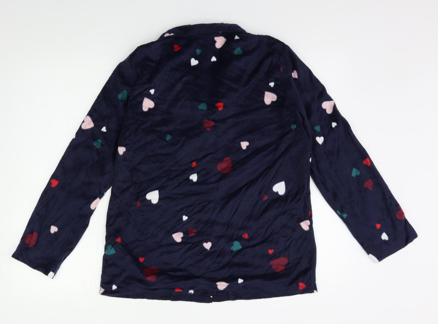 M&S Womens Multicoloured Geometric   Pyjama Top Size M