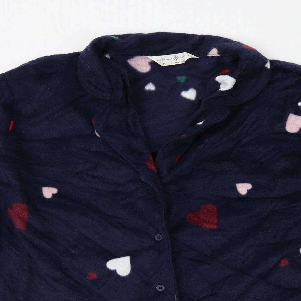 M&S Womens Multicoloured Geometric   Pyjama Top Size M