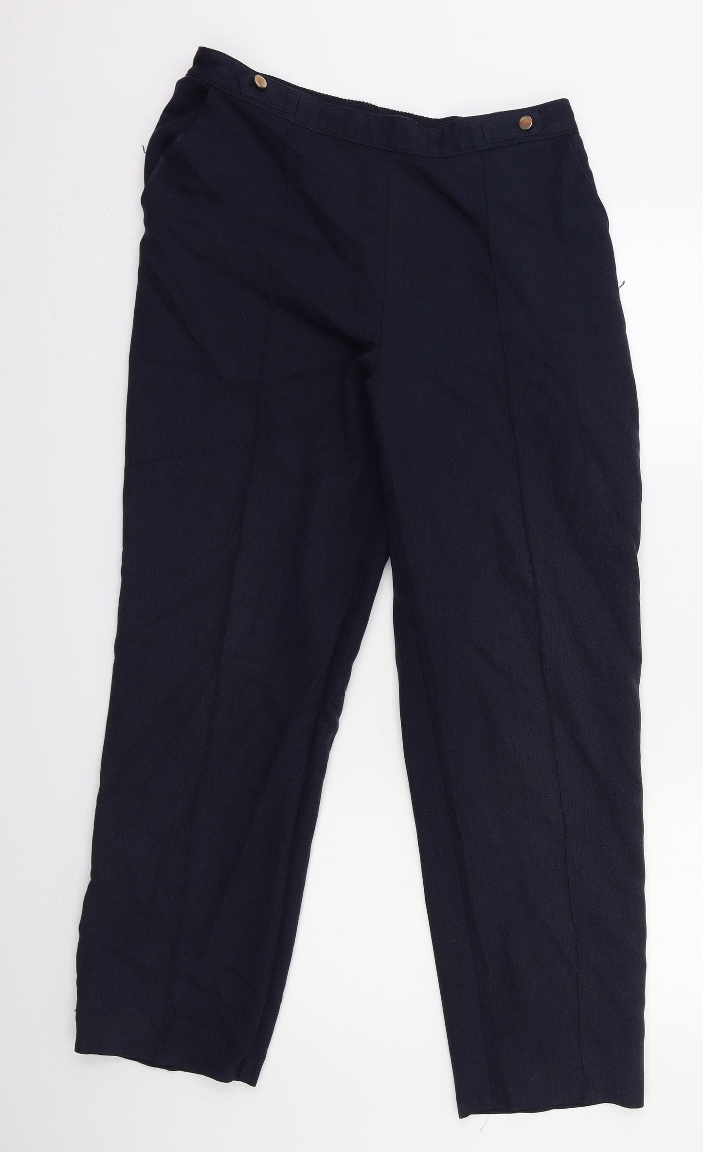 M&S  Womens Beige   Trousers  Size 14 L29 in