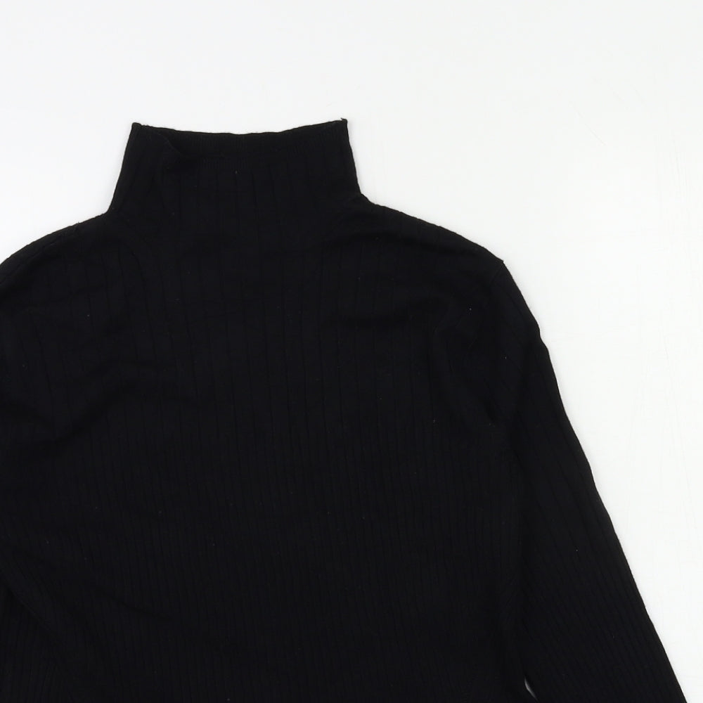 m&s Womens Black   Pullover Jumper Size 12