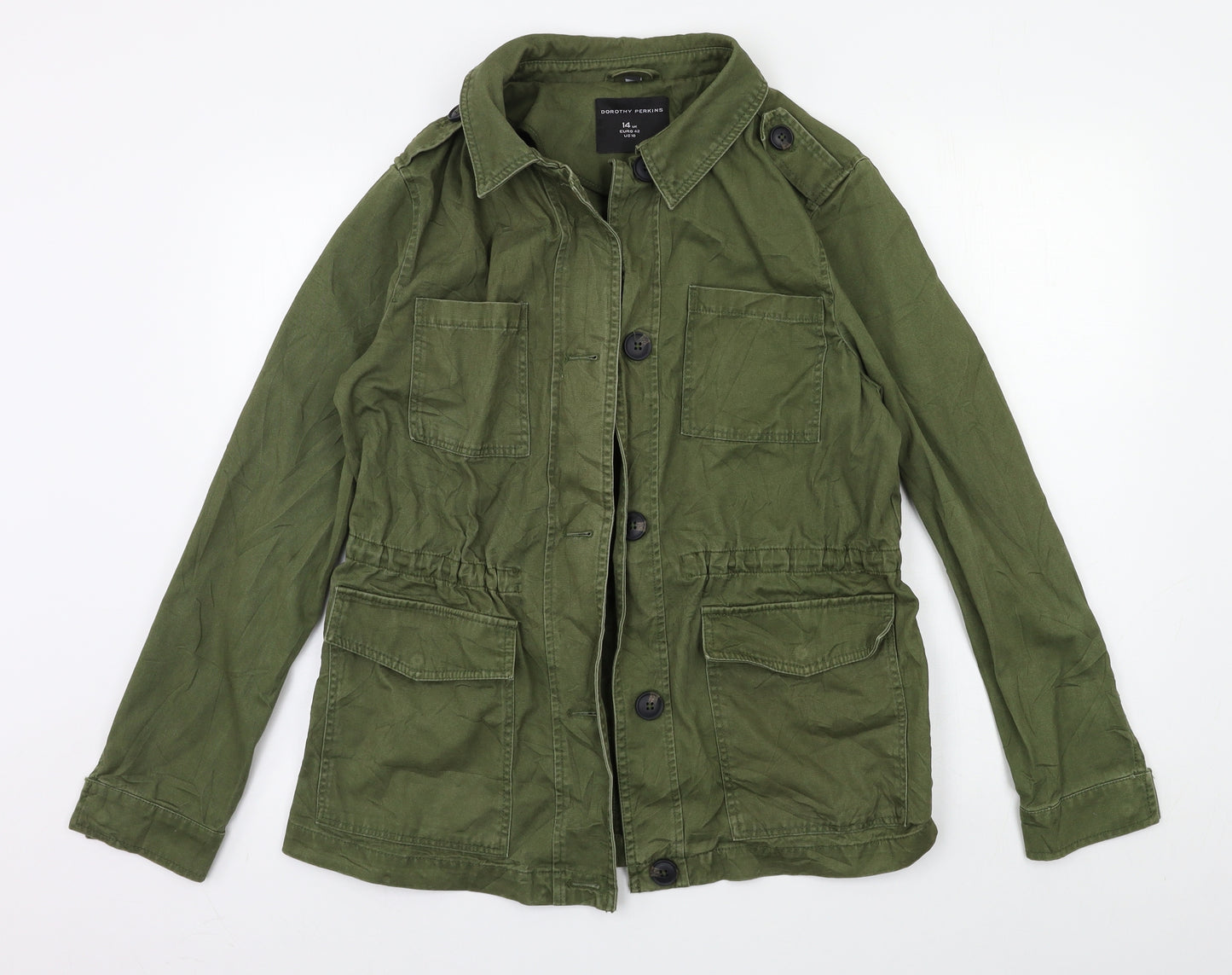 Dorothy Perkins Womens Green   Jacket  Size 14