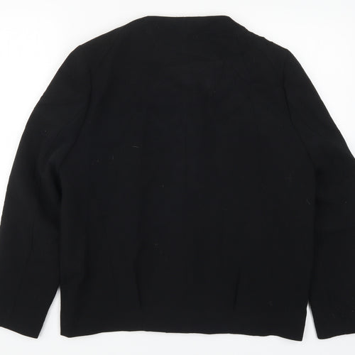 Topshop Womens Black   Jacket  Size 10