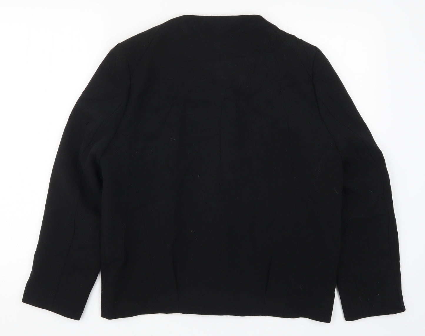 Topshop Womens Black   Jacket  Size 10