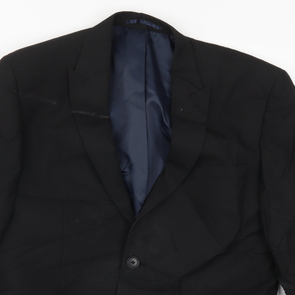NEXT Mens Black   Jacket Suit Jacket Size 40