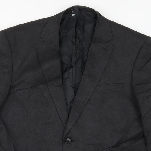 Karl Jackson Mens Grey   Jacket Suit Jacket Size 42