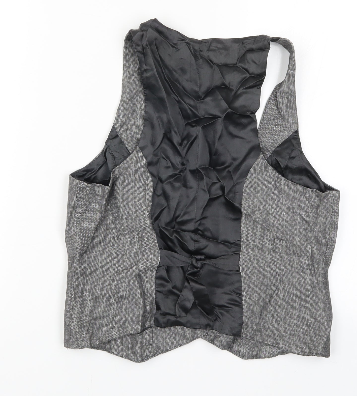 Miss Selfridge Womens Grey   Jacket Waistcoat Size 10