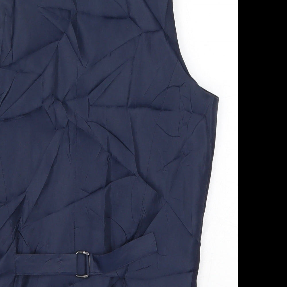 ASOS Mens Blue   Jacket Waistcoat Size XS