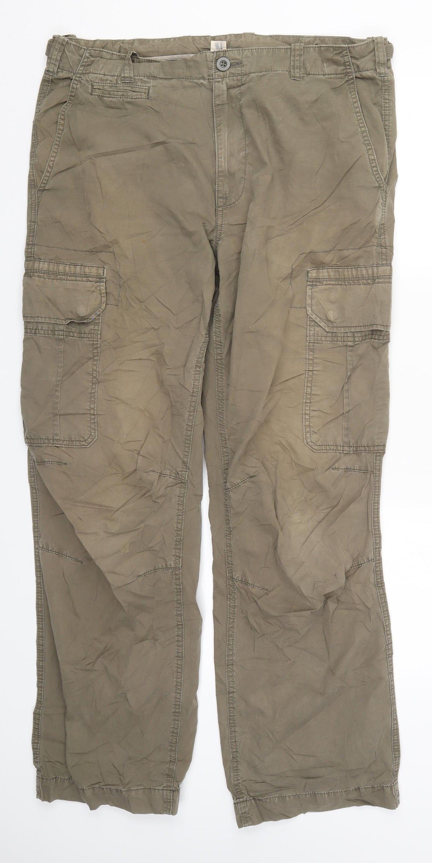 Preworn Mens Green   Cargo Trousers Size 38 L31 in