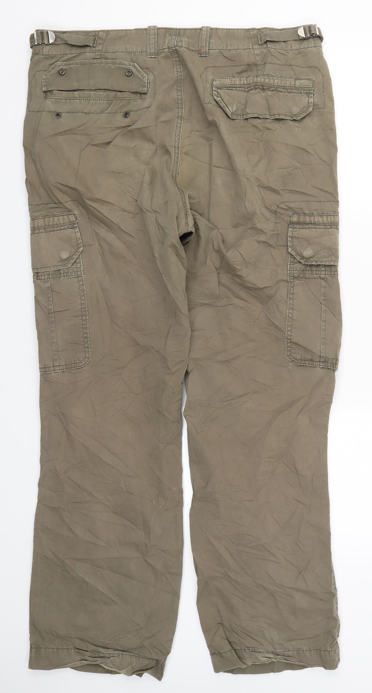 Preworn Mens Green   Cargo Trousers Size 38 L31 in