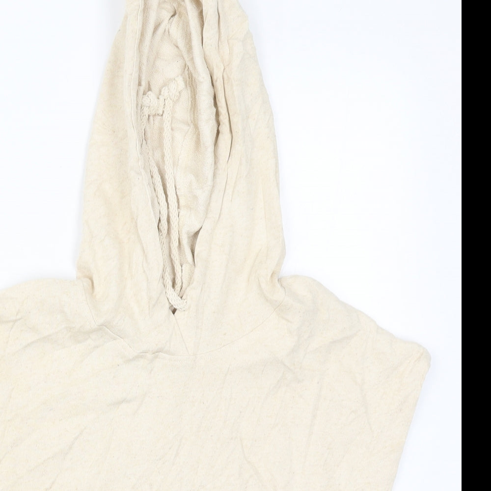 H&M Mens Beige   Pullover Hoodie Size S