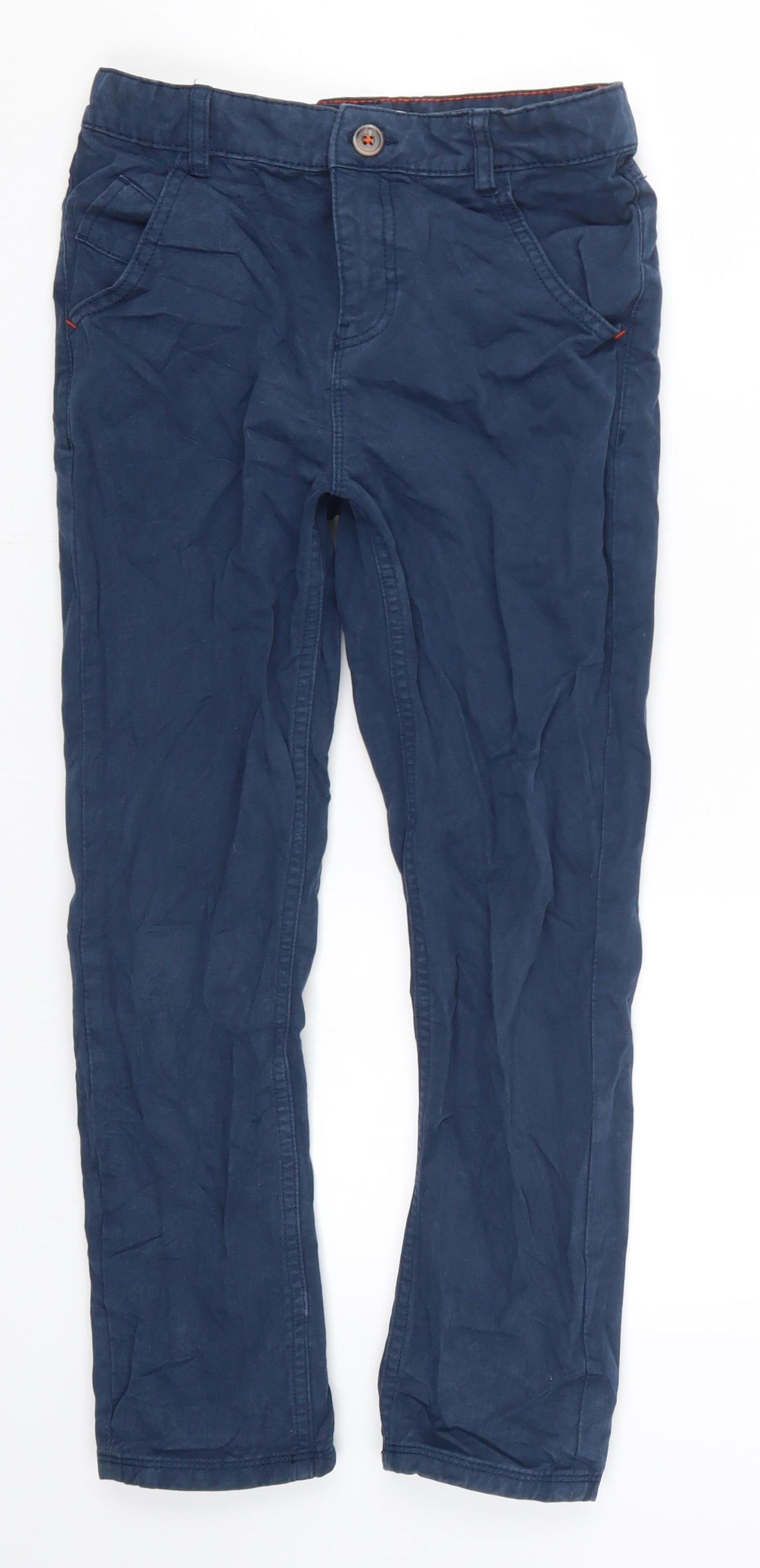 Marks and Spencer Boys Blue   Chino Trousers Size 10-11 Years