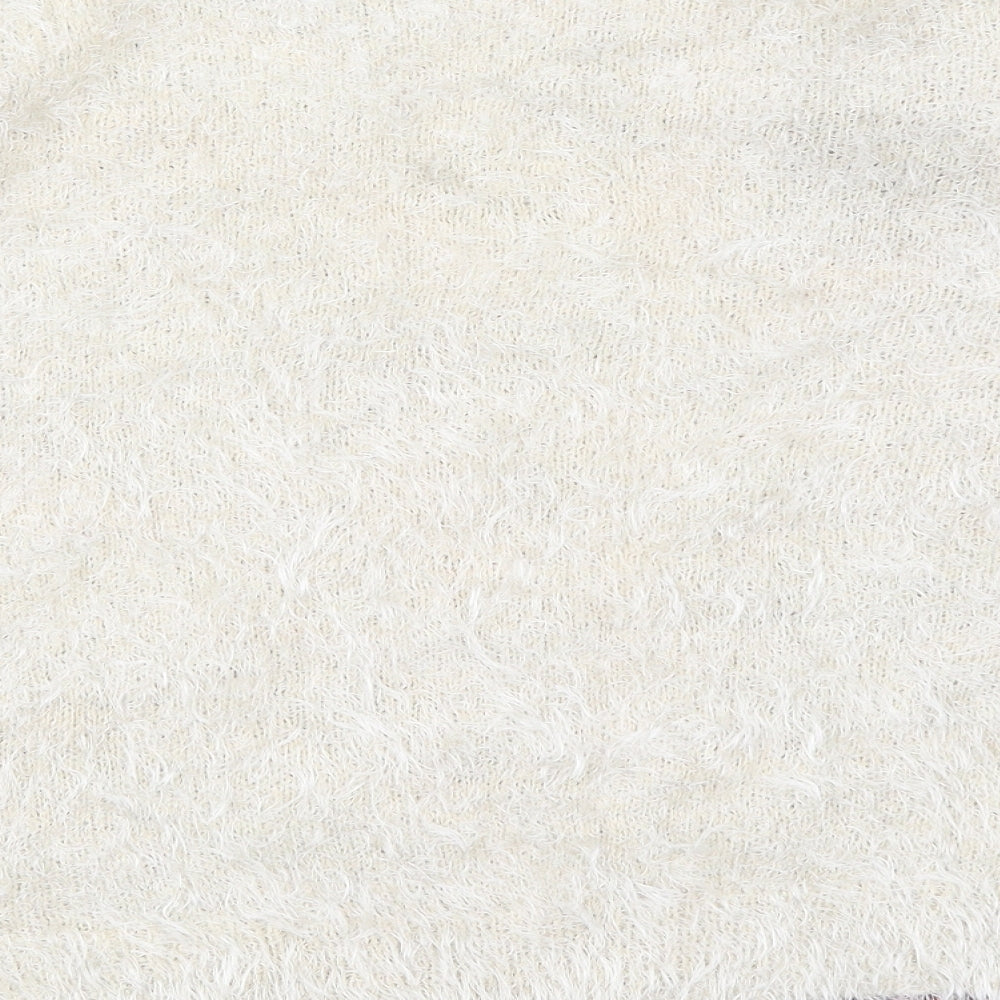 TU Womens Multicoloured Animal Print Knit Pullover Jumper Size 22