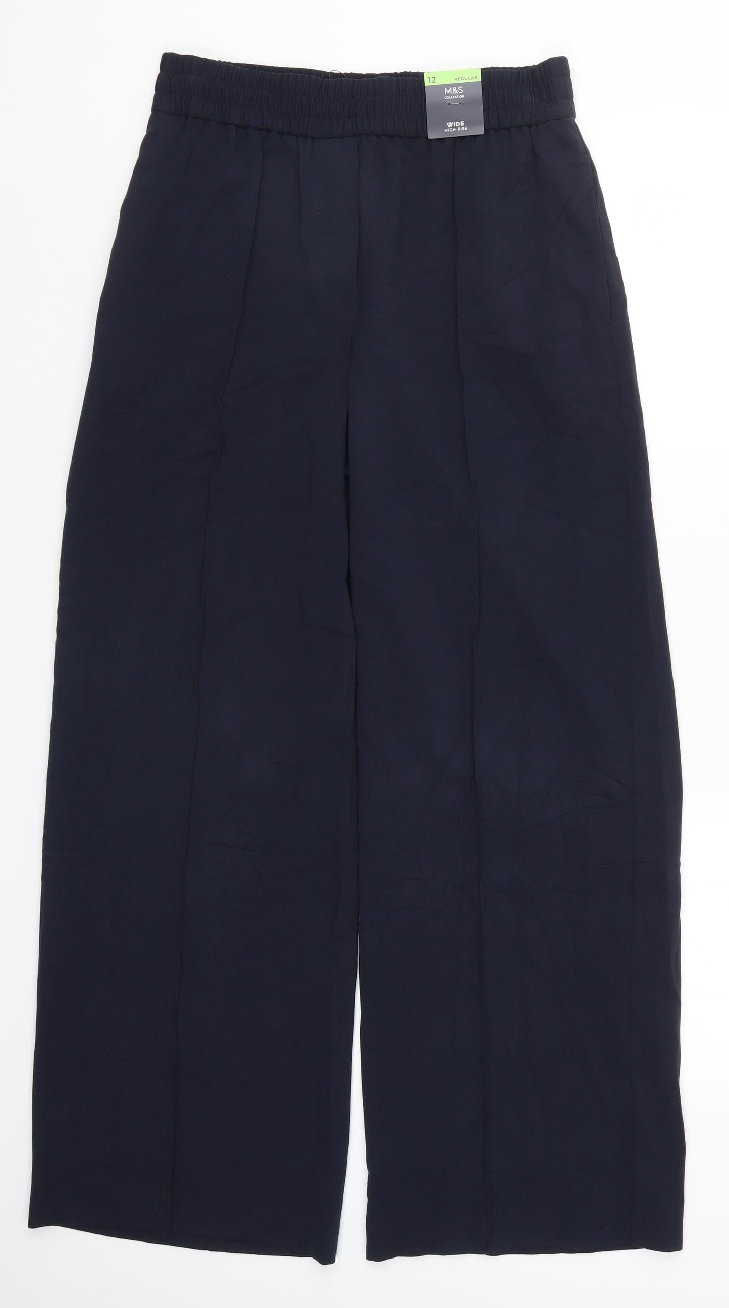 Marks and Spencer Womens Blue   Trousers  Size 12 L30 in