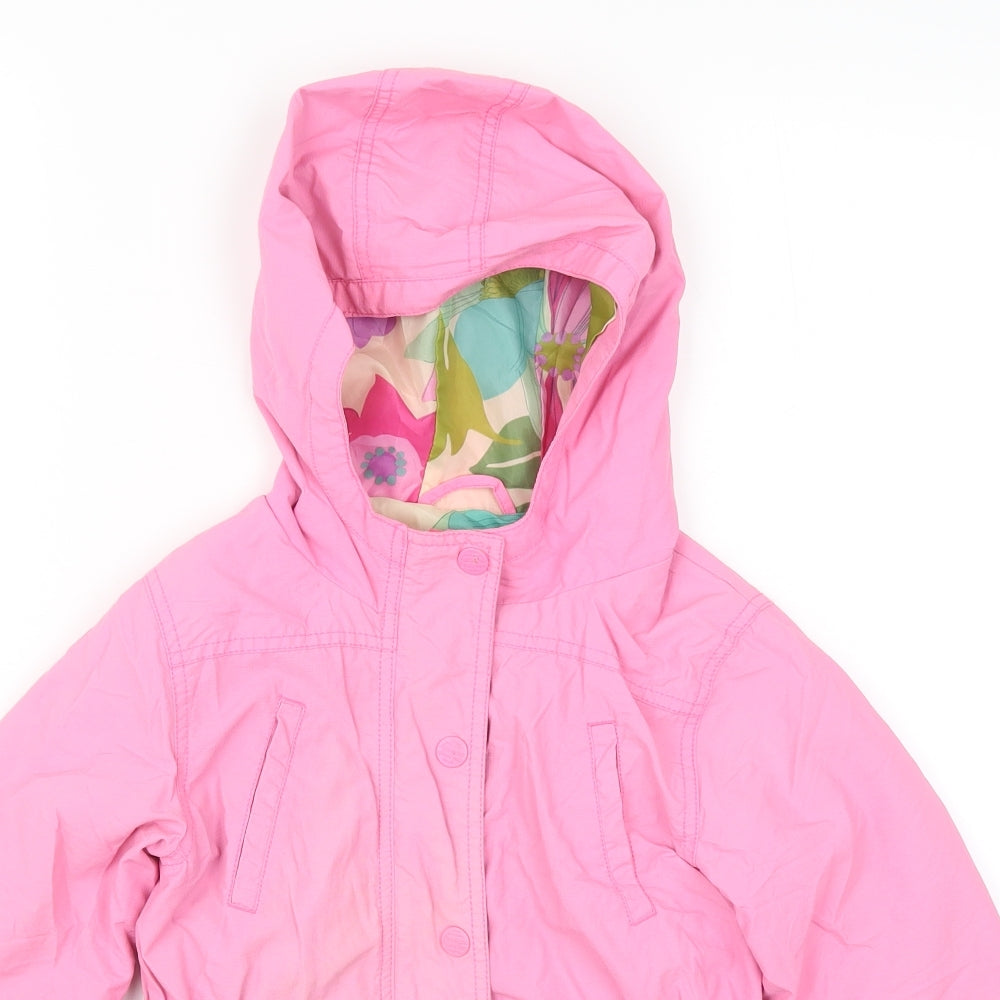 NEXT Girls Pink   Basic Coat Coat Size 7-8 Years