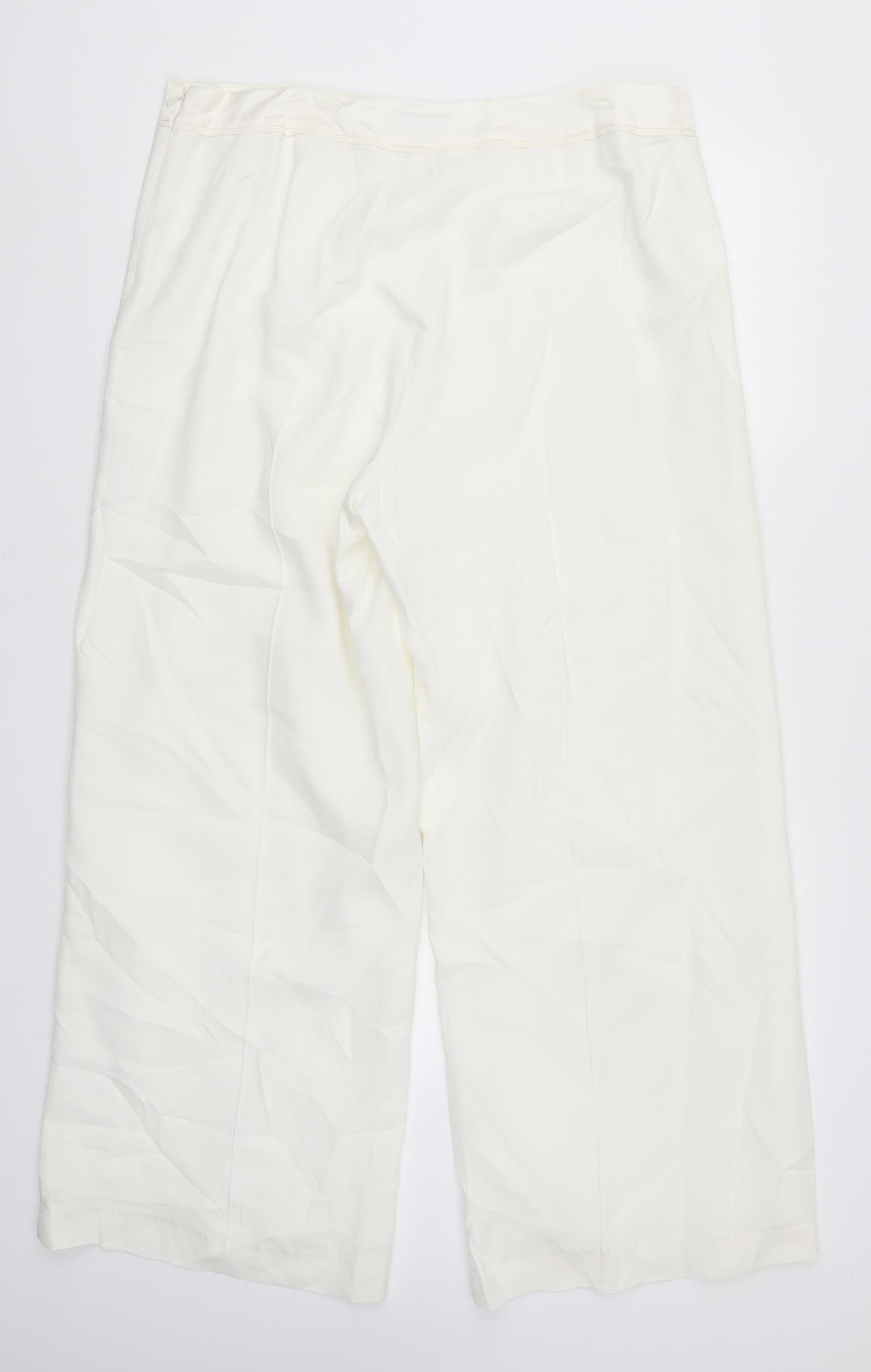 Alexon Womens White   Trousers  Size 16 L28 in