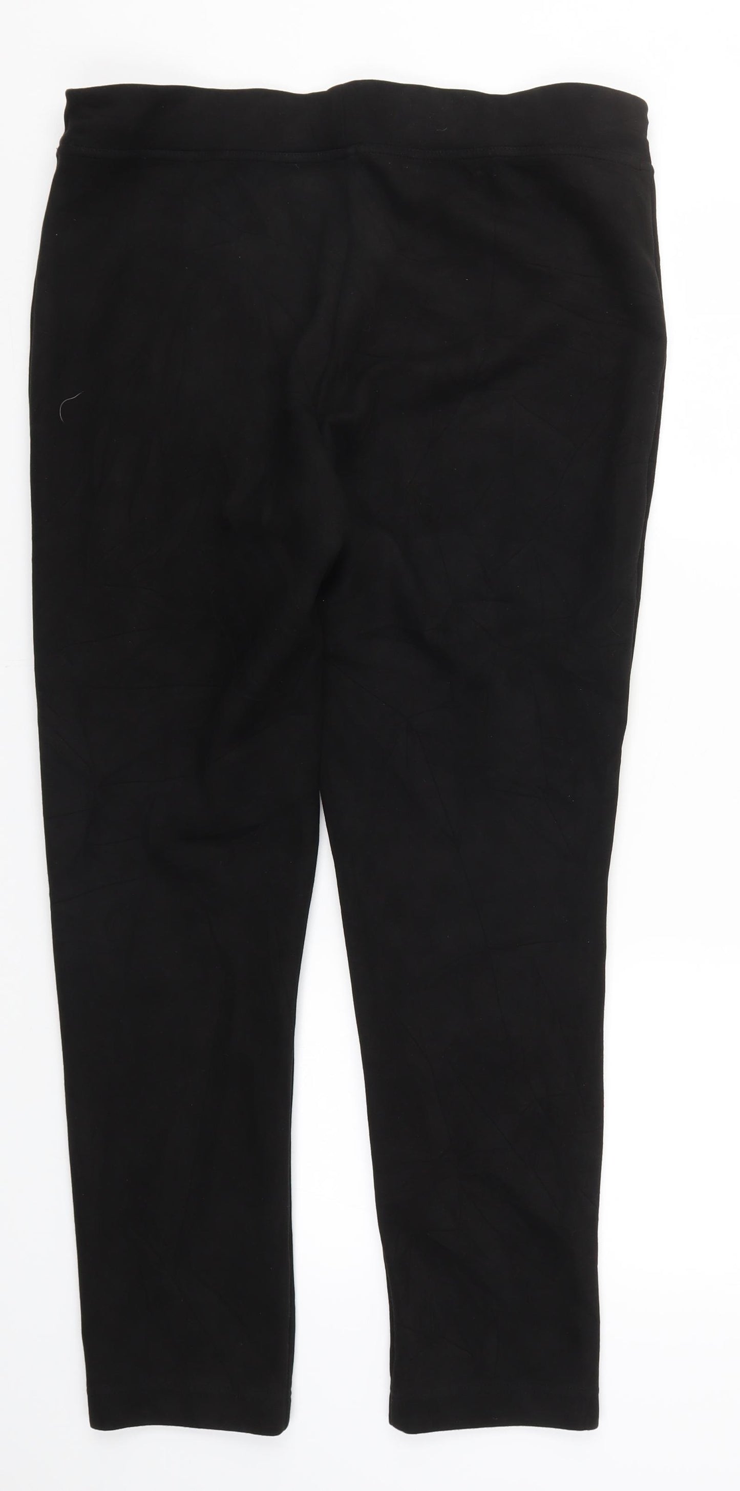 Andrew Marc Womens Black   Carrot Leggings Size L L27 in