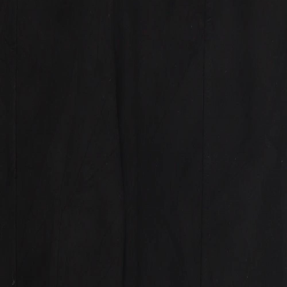 Andrew Marc Womens Black   Carrot Leggings Size L L27 in