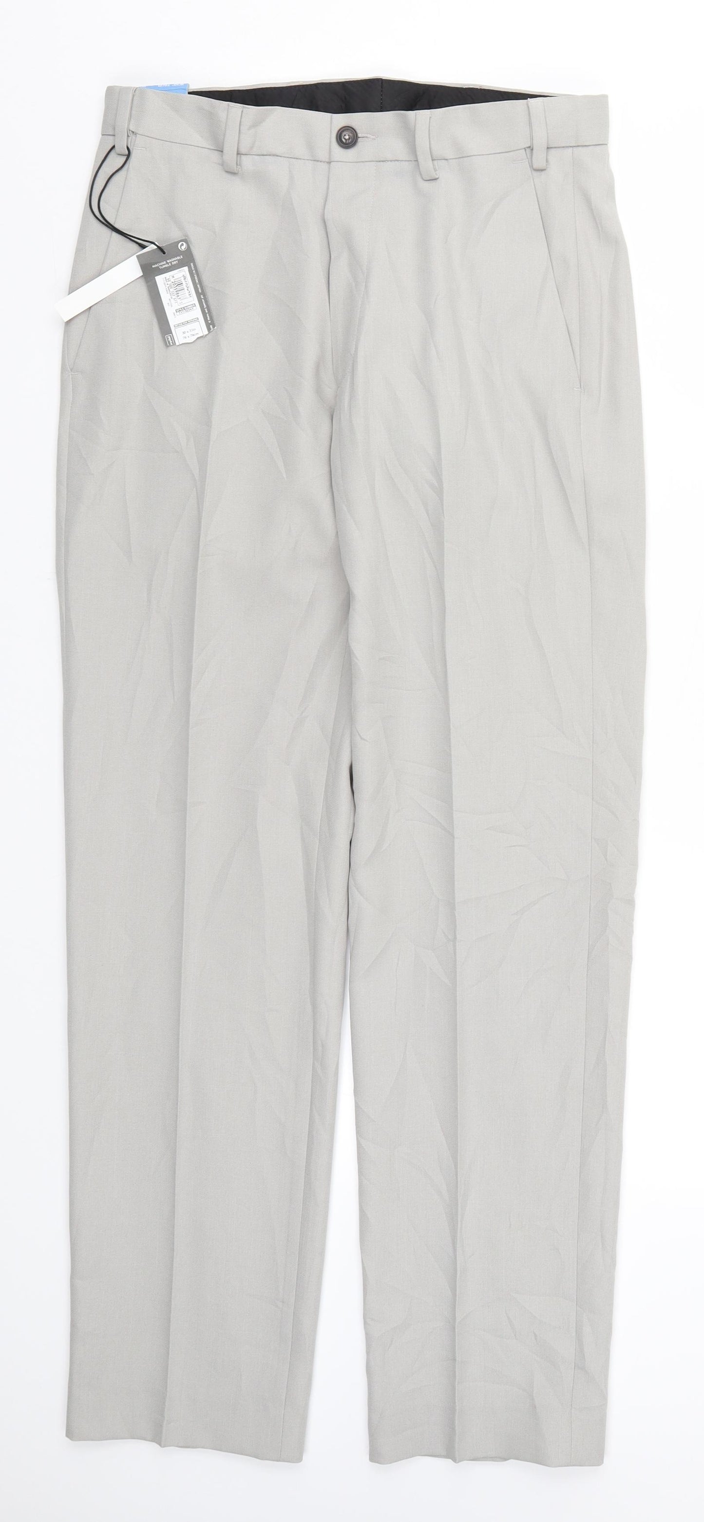 Marks and Spencer Mens Grey   Trousers  Size 30 L31 in