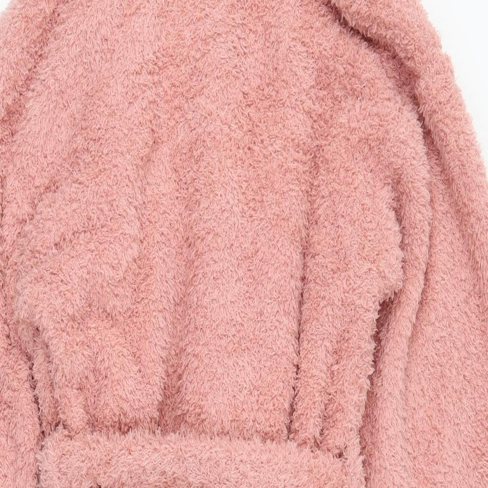 Marks and Spencer Womens Pink Solid  Kimono Robe Size M