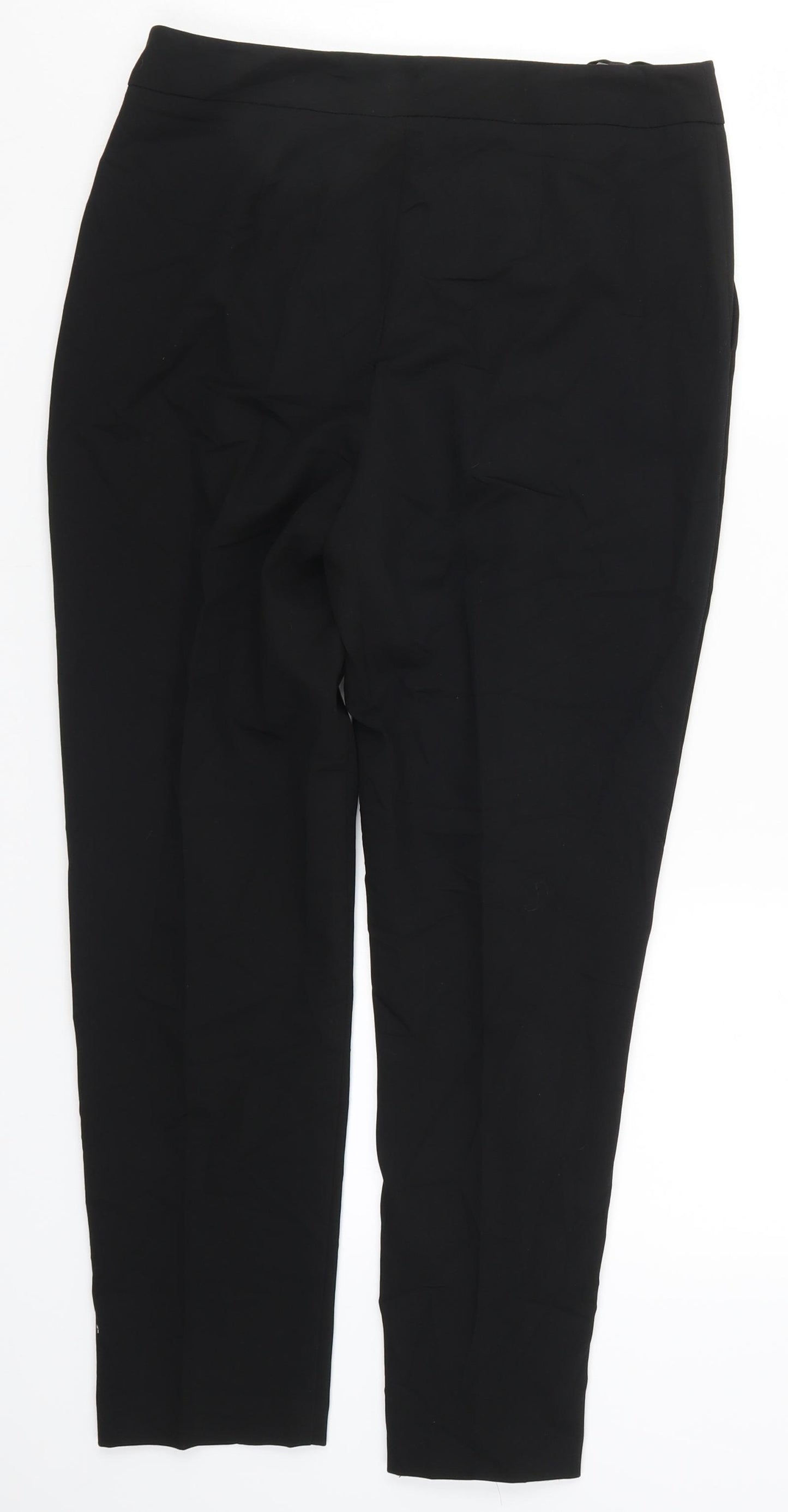 F&F Womens Black   Trousers  Size 10 L26 in
