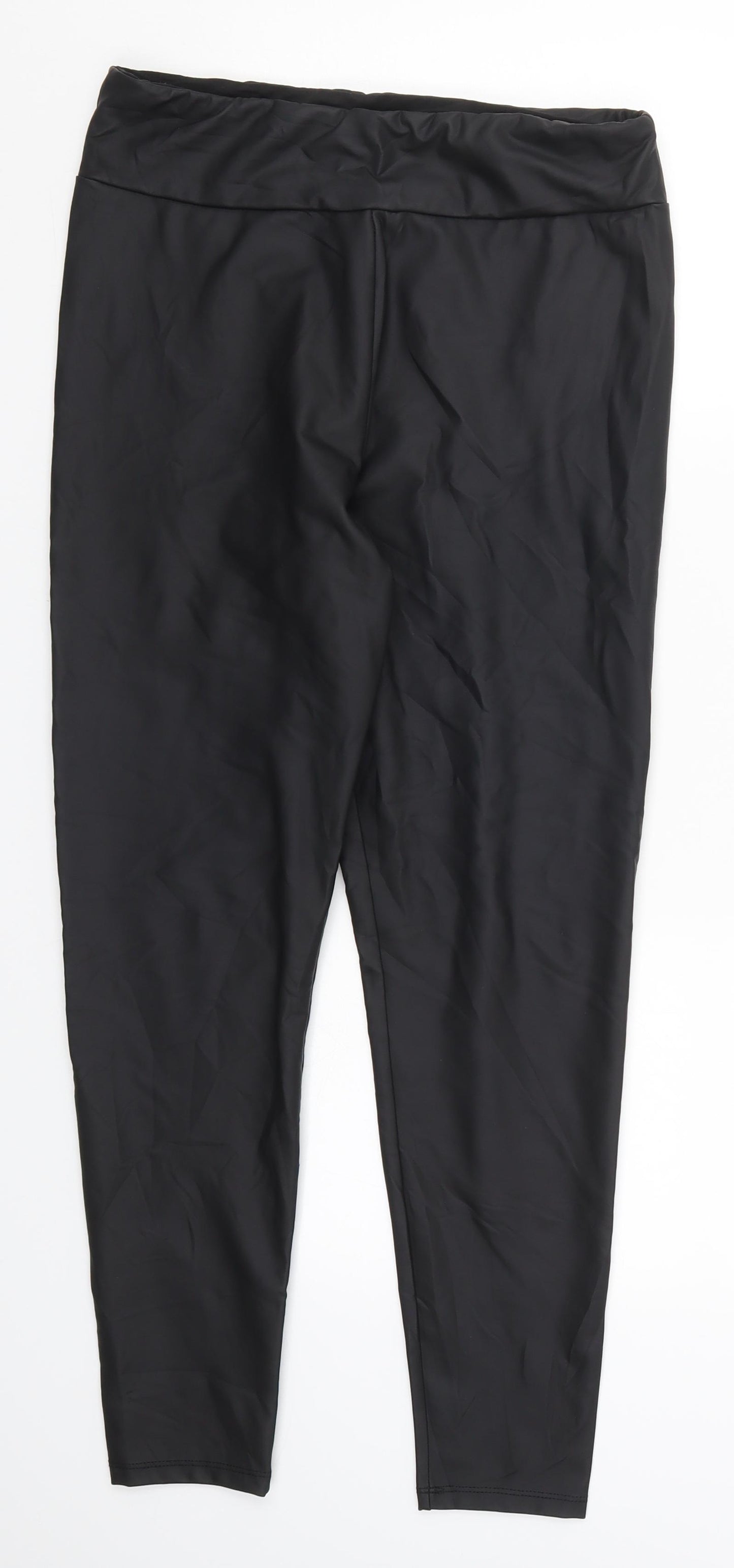 River Island Womens Black   Carrot Leggings Size 12 L25.5 in