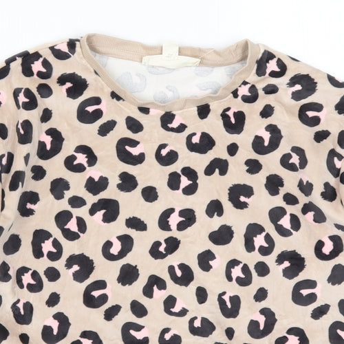 Marks and Spencer Girls Pink Animal Print  Top Pyjama Top Size 11-12 Years