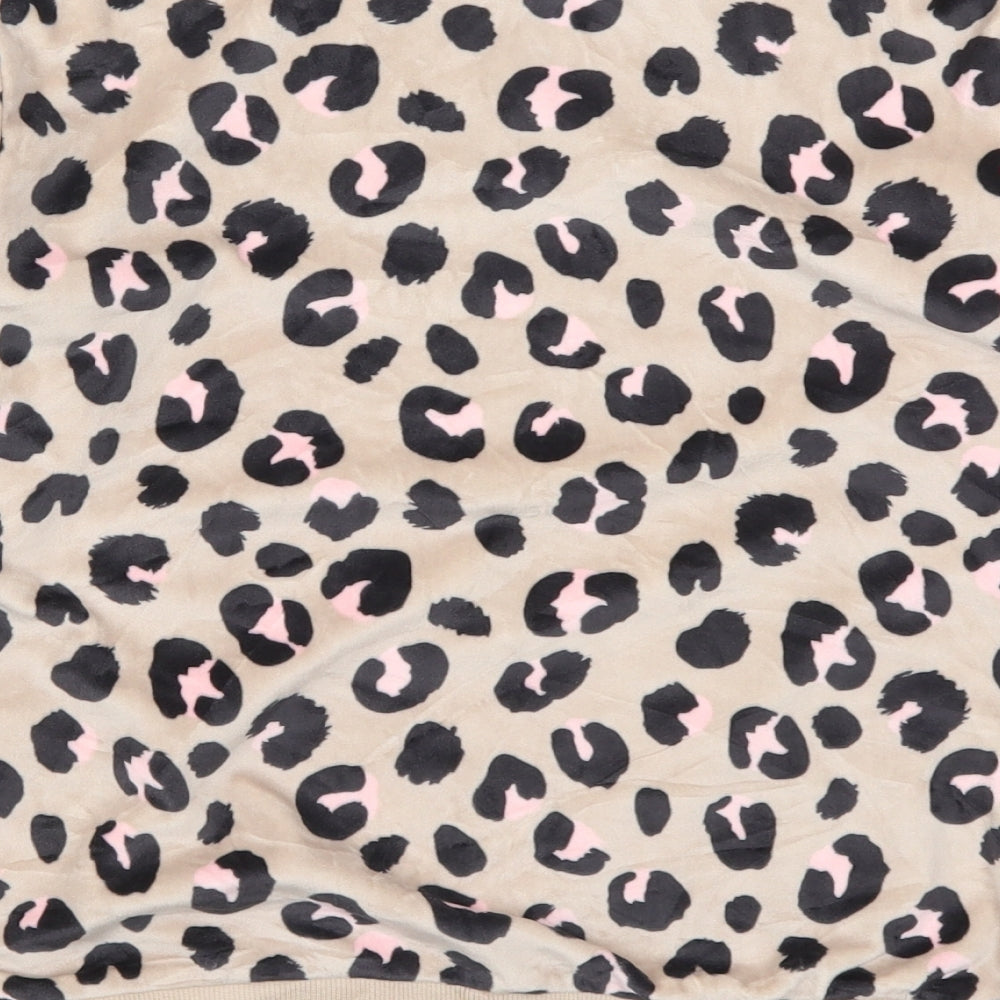 Marks and Spencer Girls Pink Animal Print  Top Pyjama Top Size 11-12 Years
