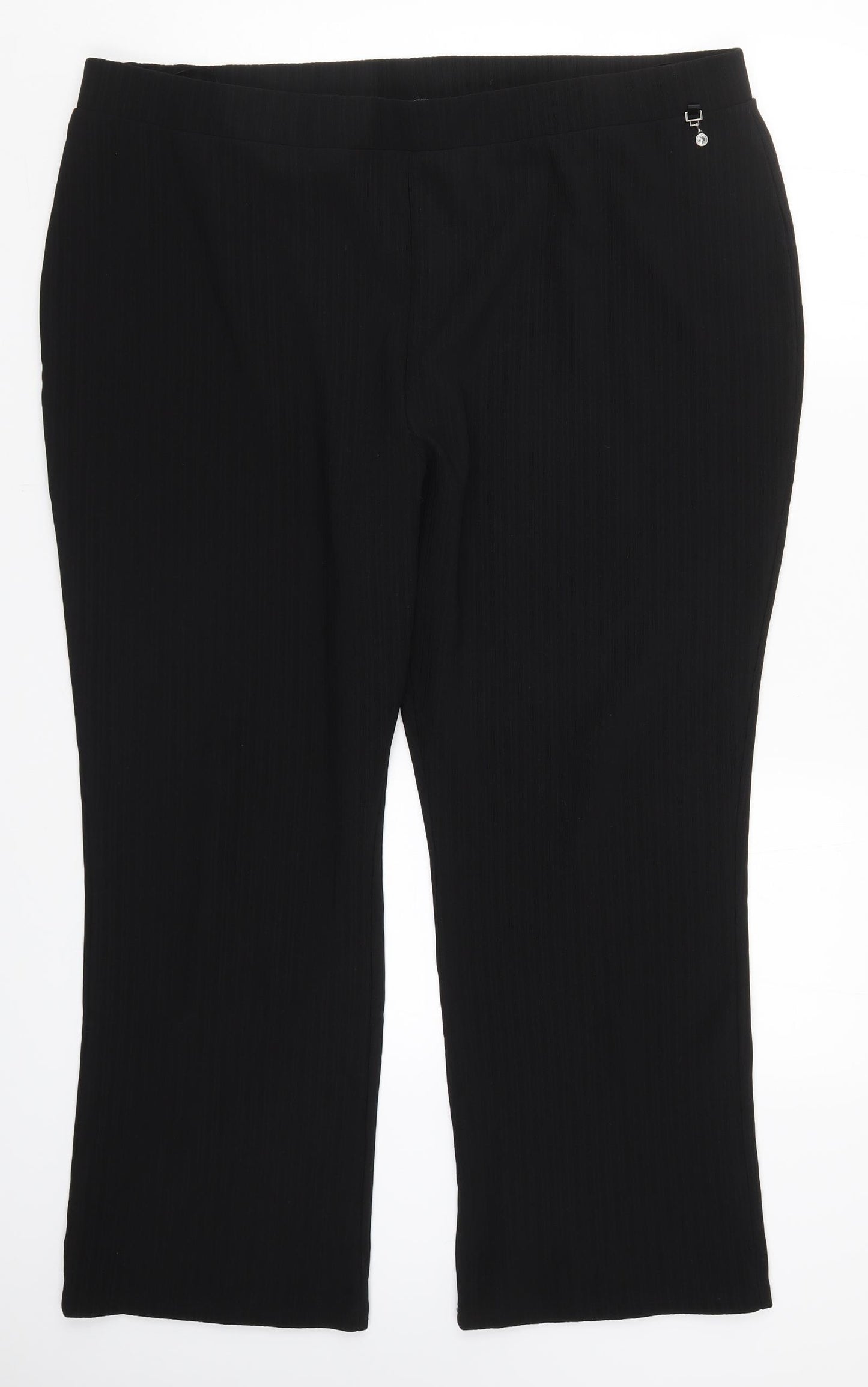 Papaya Womens Black   Trousers  Size 22 L27 in