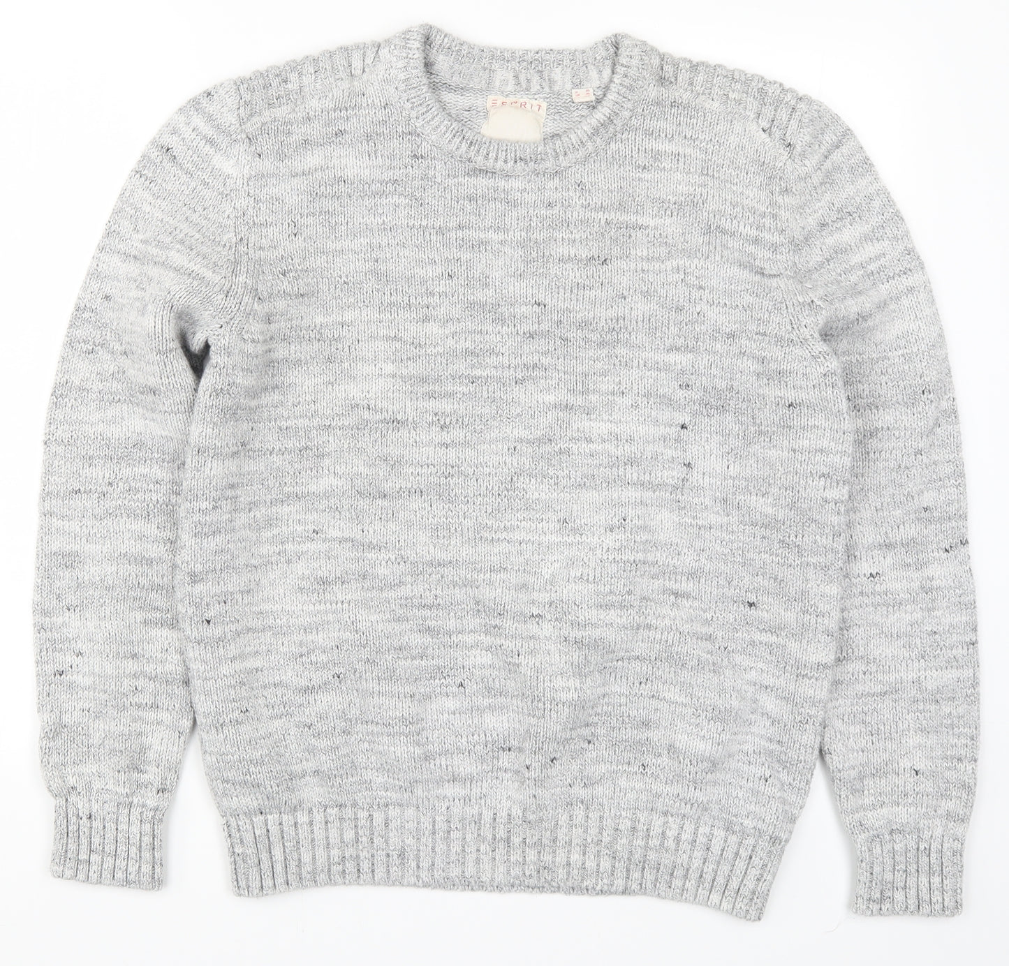 Esprit Mens Grey  Knit Pullover Jumper Size XL