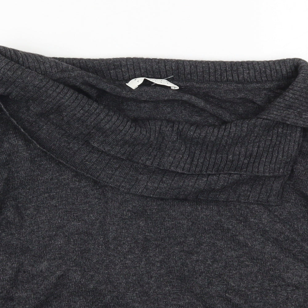 Precis Womens Grey  Knit Pullover Jumper Size L