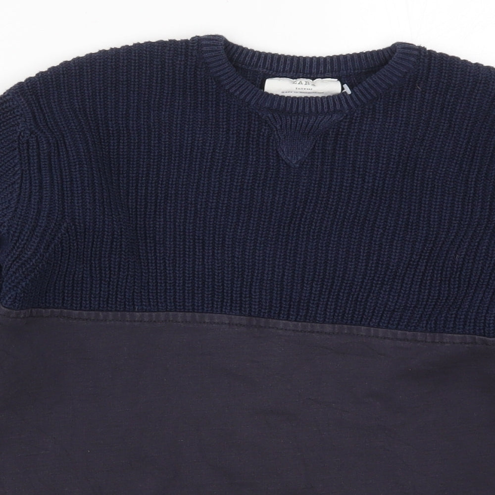 Zara Boys Blue   Pullover Jumper Size 11-12 Years