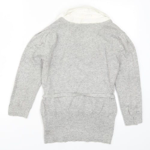 Monsoon Womens Grey  Knit Pullover Jumper Size 10
