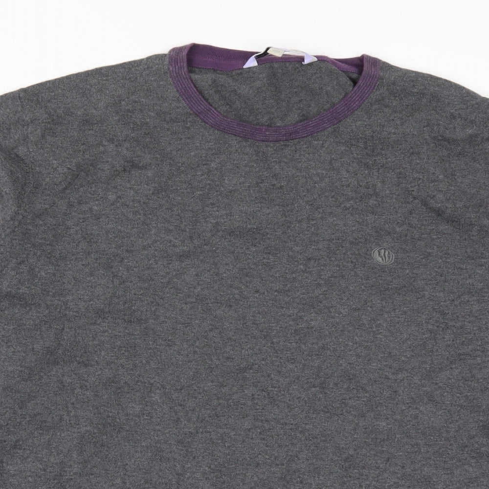 Fat Face Mens Grey  Knit Pullover Jumper Size 2XL