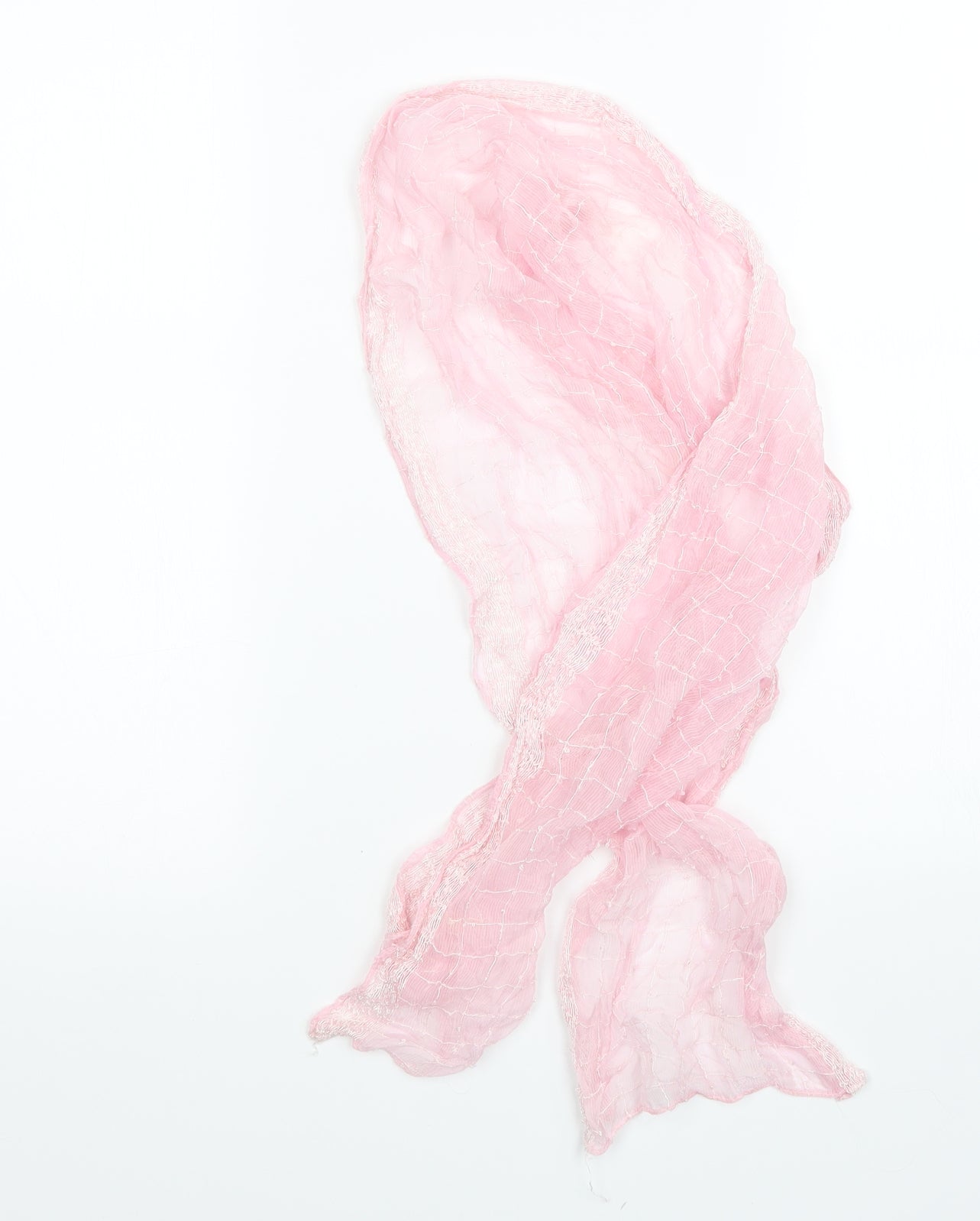 Preworn Womens Pink    Scarf