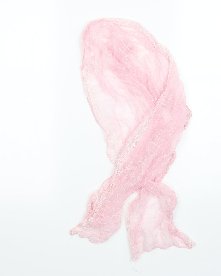 Preworn Womens Pink    Scarf