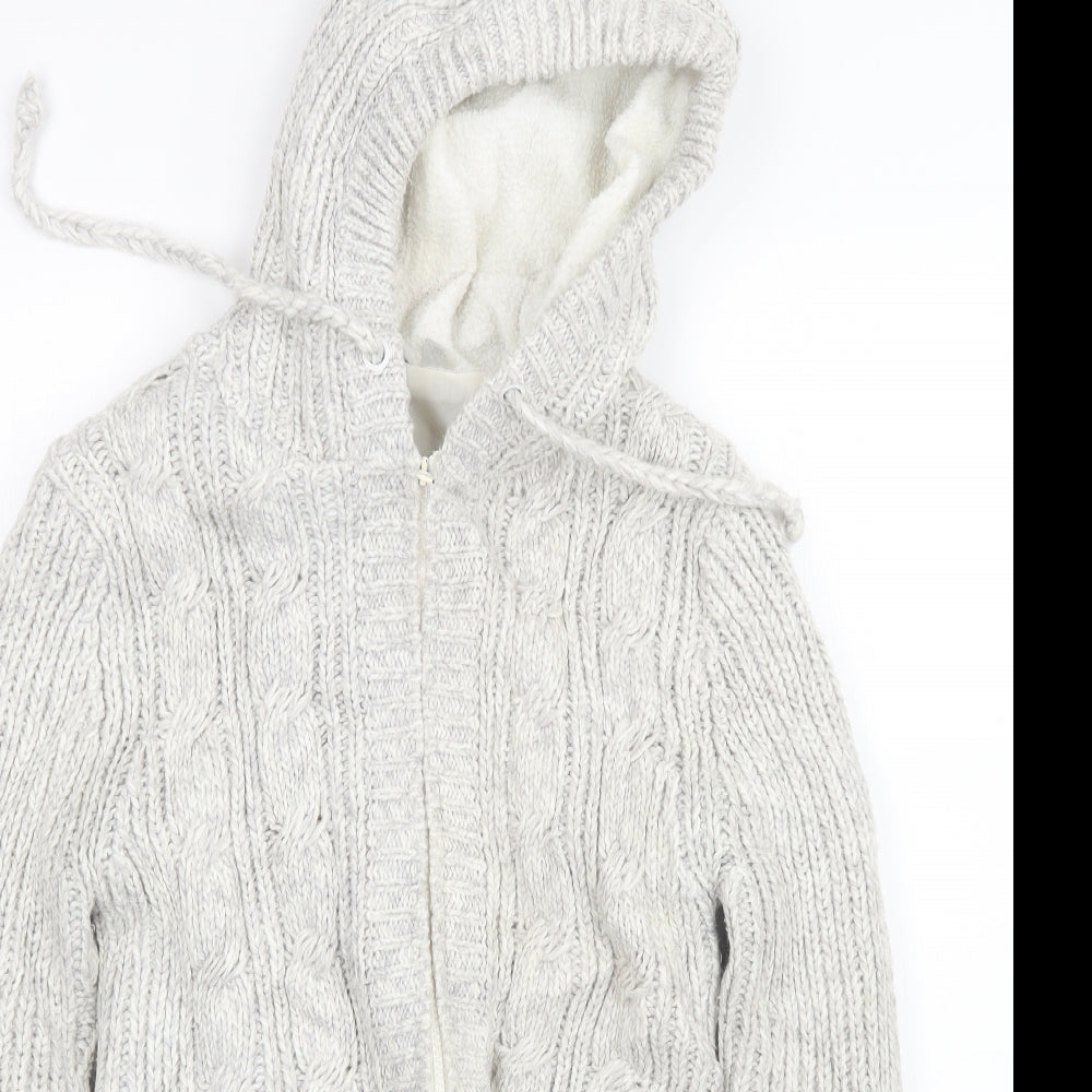 Divided by H&M Womens Grey  Knit Jacket  Size M